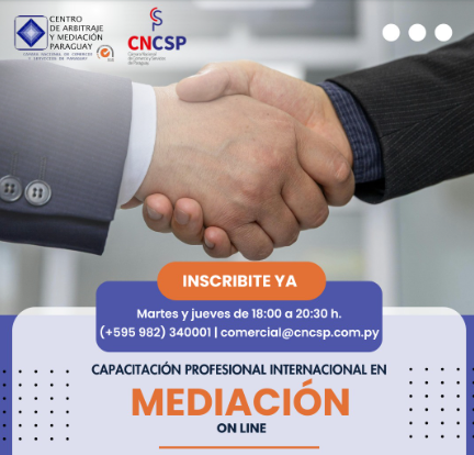 Capacitación Profesional Internacional en Mediación